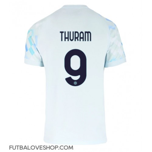 Dres Inter Milan Marcus Thuram #9 Preč 2025-26 Krátky Rukáv